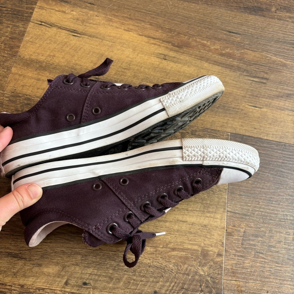 Converse All Star Low Top Purple Sneakers Women’s Size 8 - Picture 7 of 10